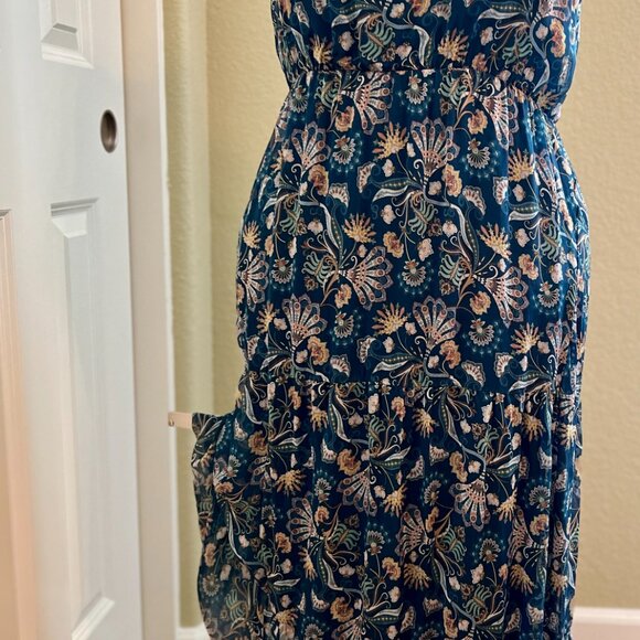 🌸 Lara G. Made in Italy Floral Sleeveless Maxi Dress – Size XL - Picture 3 of 7